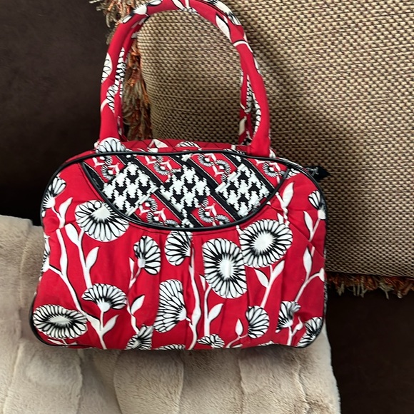 BERA BRADLEY Deco Daisy Shoulder Bag purse! - Picture 4 of 10